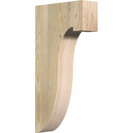 Ekena Millwork Del Monte Rough Sawn Corbel, Douglas Fir, 4"W x 12"D x 24"H COR04X12X24DEL00RDF